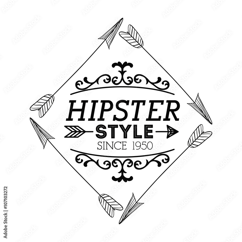 hipster style design 