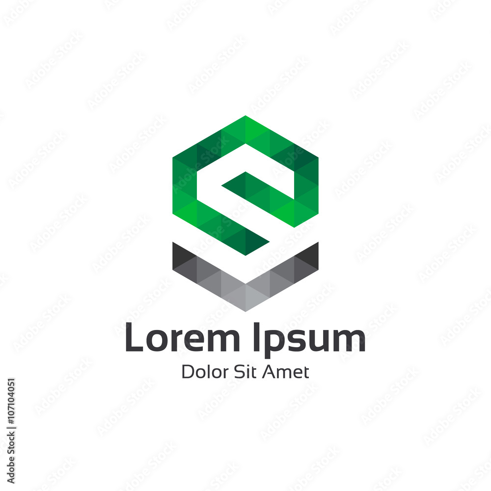 Business corporate letter S logo design vector. Business corporate letter S logo design vector.