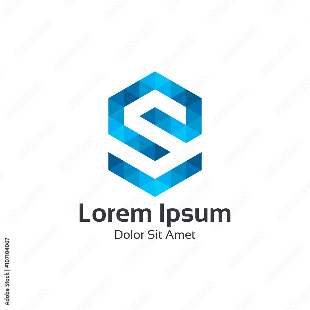 Business corporate letter S logo design vector. Business corporate letter S logo design vector.
