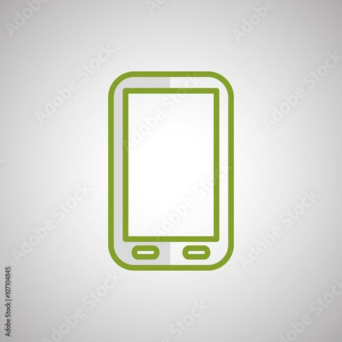 Social media and smartphone design, vector illustration
