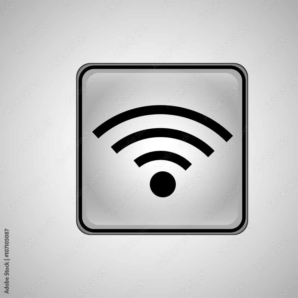 wifi icon design, vector illustration wifi icon design, vector illustration