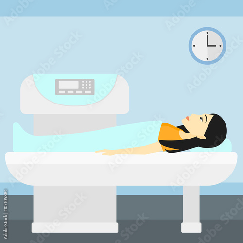 Magnetic resonance imaging.
