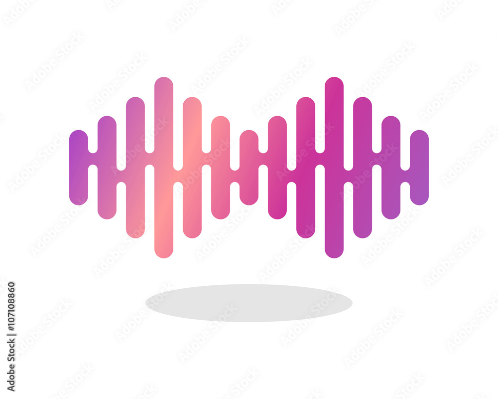 Obraz premium Wave Sound Audio