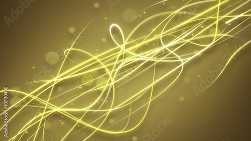 golden curvy strokes backgr...