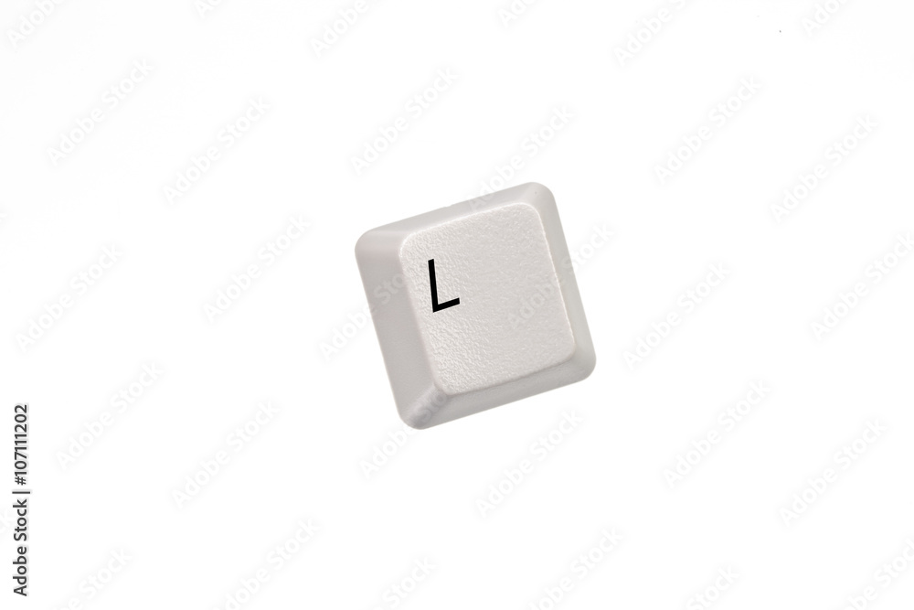offset keyboard keys - letter l offset keyboard keys - letter l