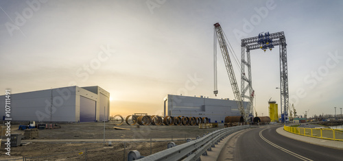 fabryka morskich elektrowni wiatrowych w Szczecinie photo
