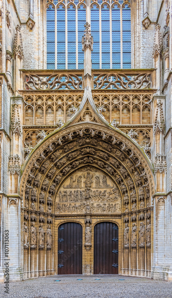 Antwerpen Cathedral Main Entrance Doors