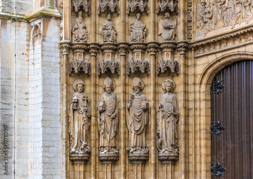 Antwerpen Cathedral Main Entrance Doors photo