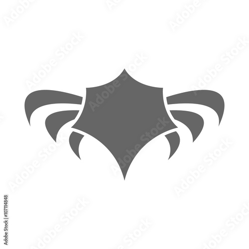 Abstract vector icon - wings logo template