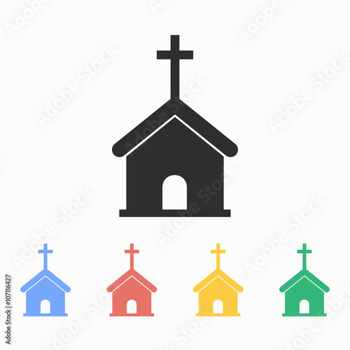 Church - vector icon.