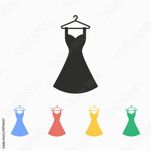 Dress - vector icon.