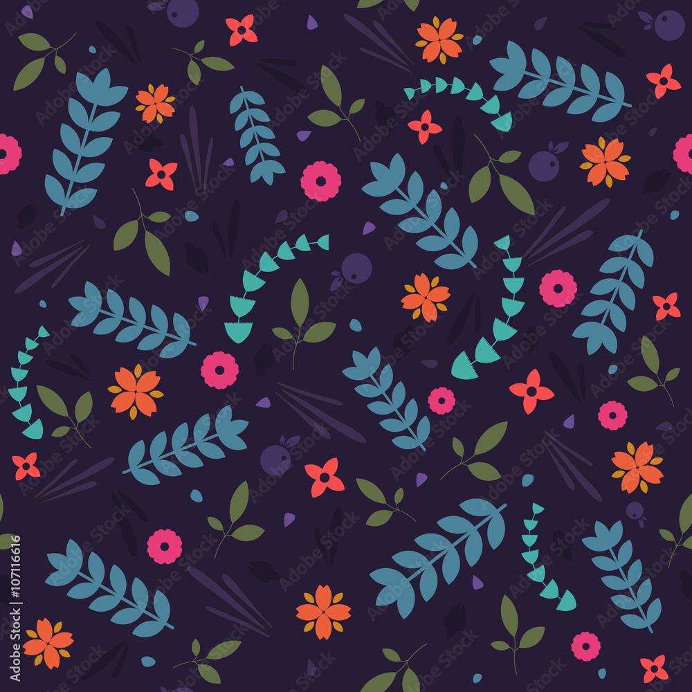 Spring floral pattern Spring floral pattern