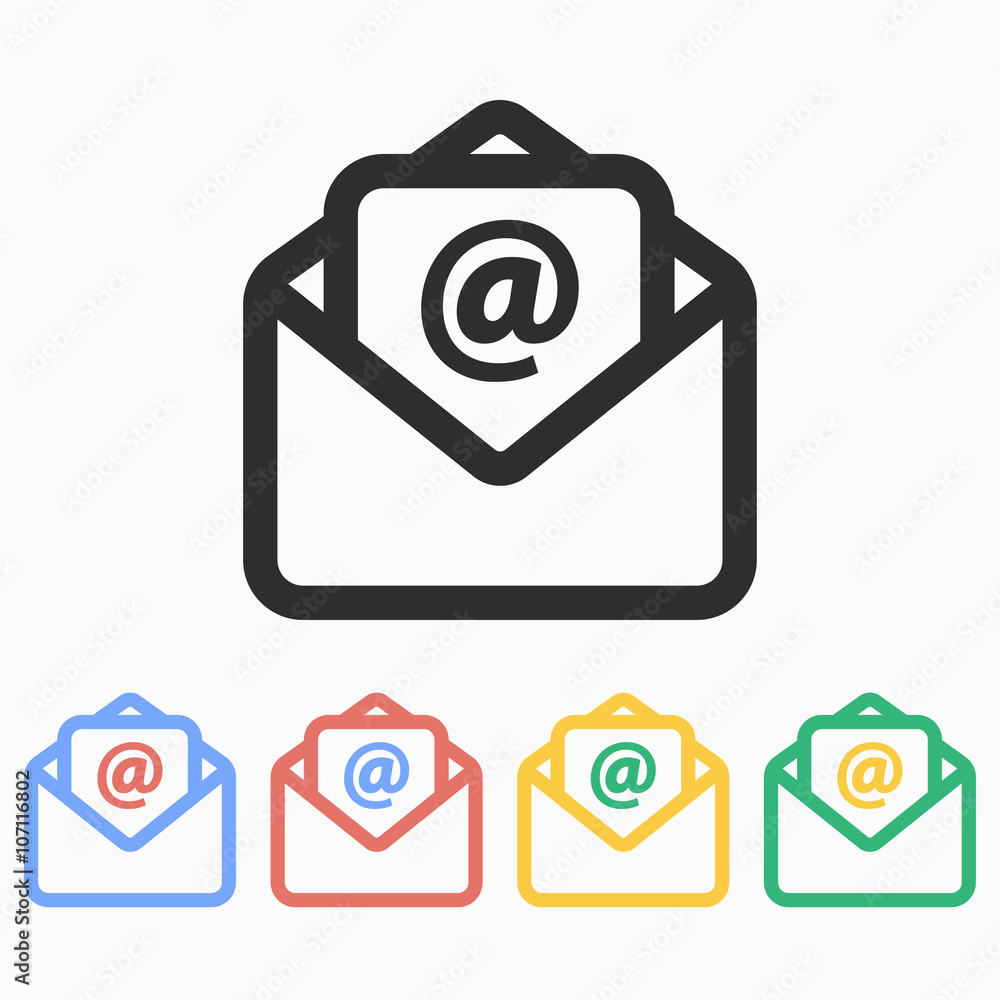 Mail - vector icon. Mail - vector icon.