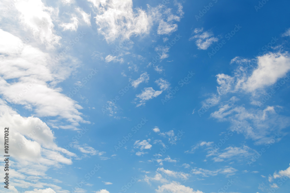 Blue sky with clouds nature for background Blue sky with clouds nature for background