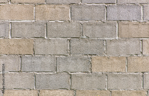 gray cement brick wall abstract for background