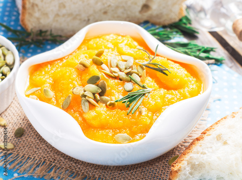 Roasted pumpkin with seeds