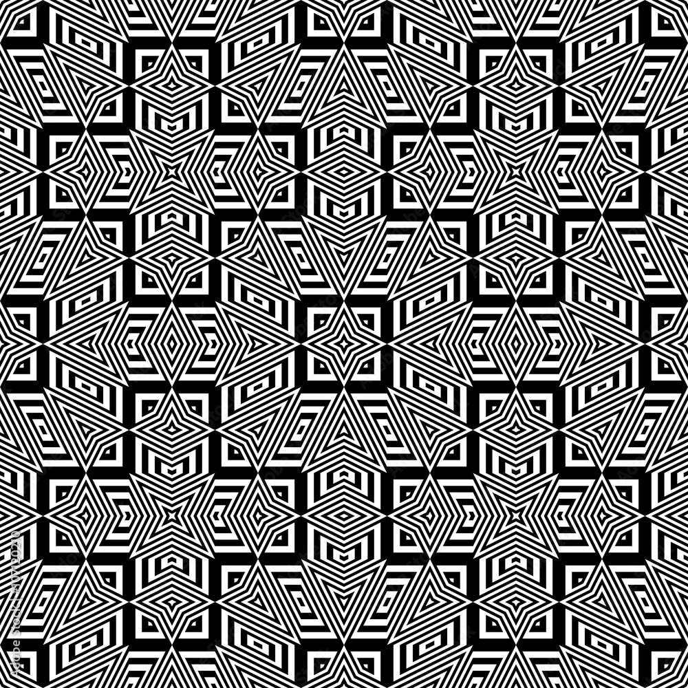 Design seamless monochrome geometric pattern Design seamless monochrome geometric pattern