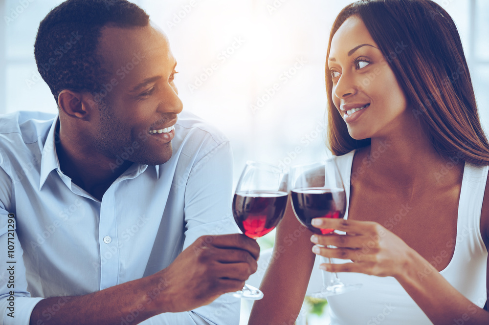 Celebrating their special date. Celebrating their special date.