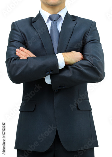 businessman isolated on white background