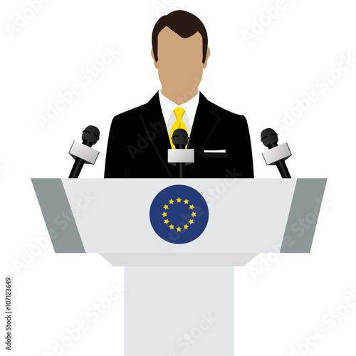 EU flag speaker