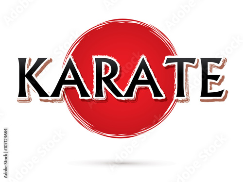 Karate , Font , text graphic vector
