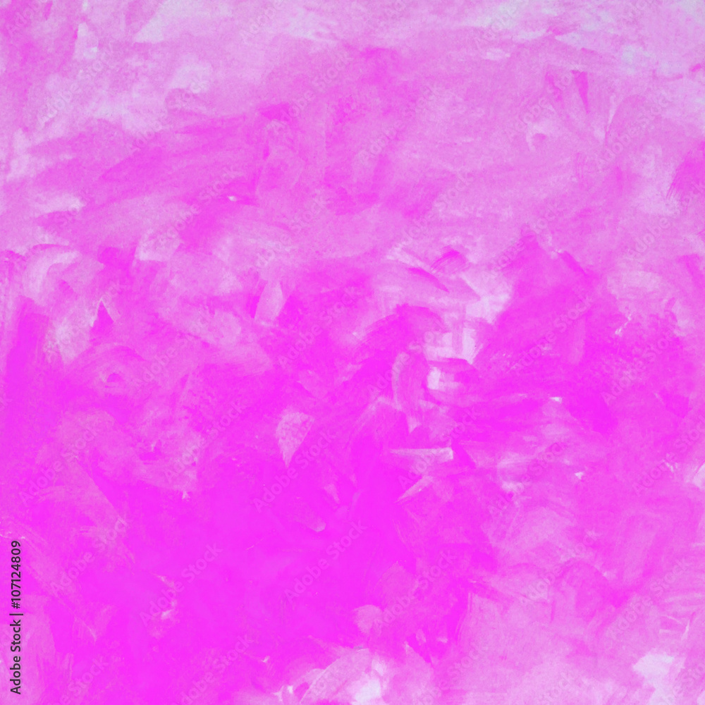 lilac violet abstract painting for interior with white blots and