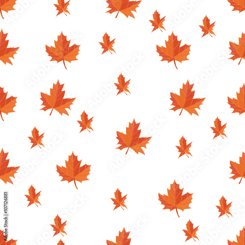 Seamless pattern background autumn