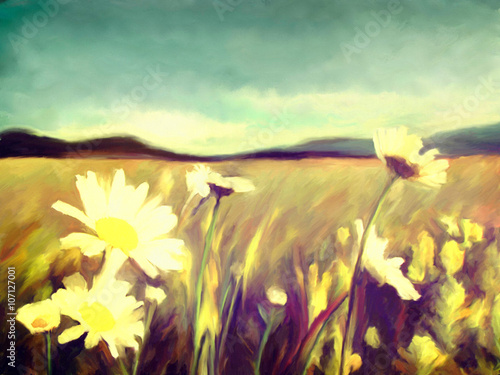 spring watercolor flowers