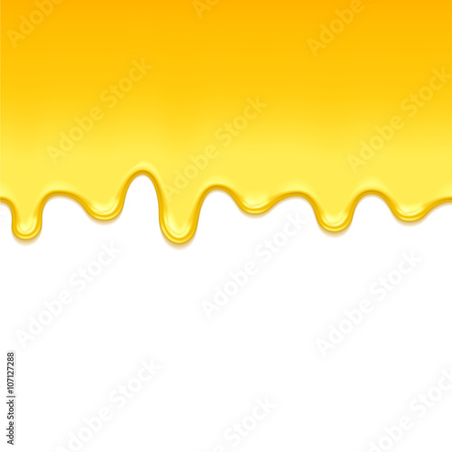 Yellow drips. Lemon jelly or honey drops.