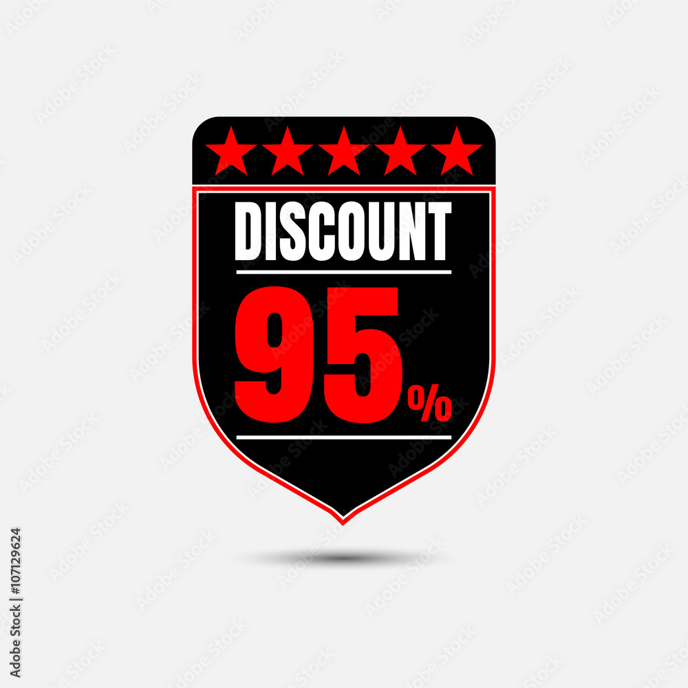 Fototapeta premium Sale discount icon.