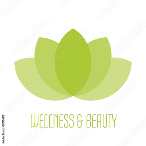 Green lotus icon