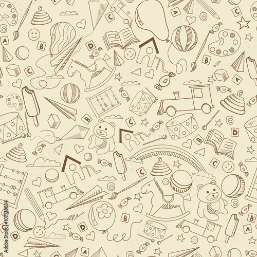  Kindergarten line art design vector illustration