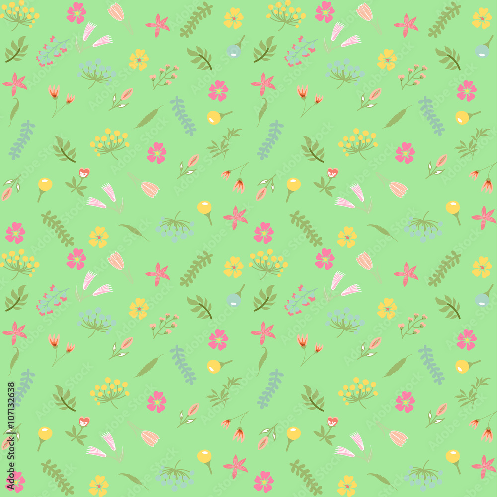 Seamless floral pattern. Flowers texture. Seamless floral pattern. Flowers texture.