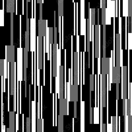 Seamless black and white pattern  vertical lines