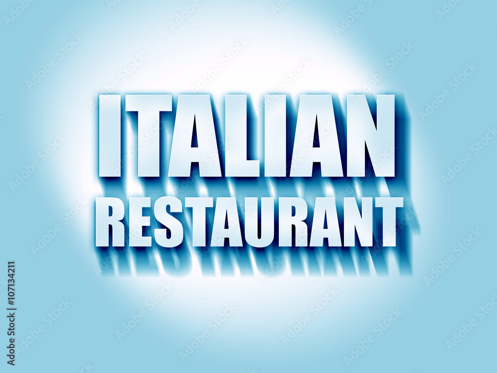 Delicious italian cuisine