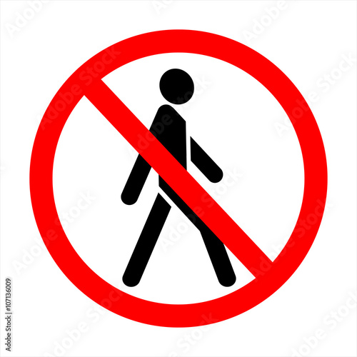 no trespassing! sign
