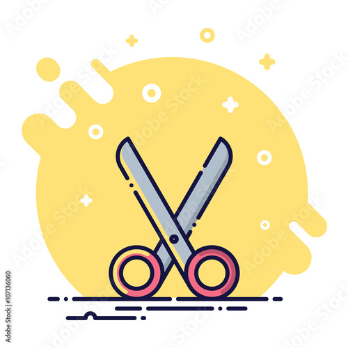 Scissors Flat Icon