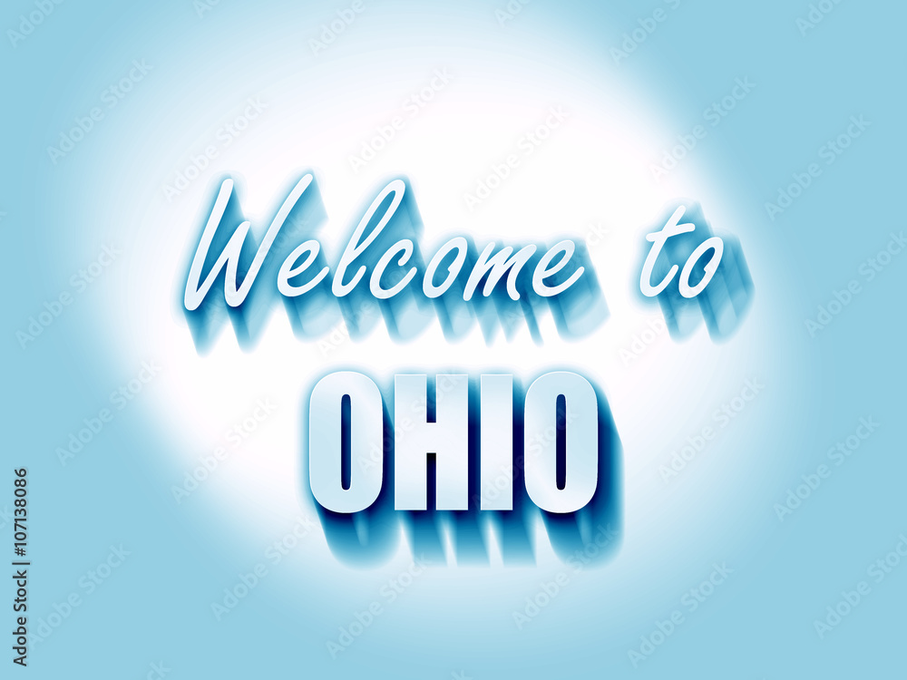 Obraz premium Welcome to ohio