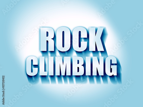 rock climbing sign background