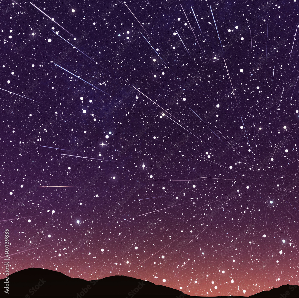 Beautiful star trail image during at night Beautiful star trail image during at night