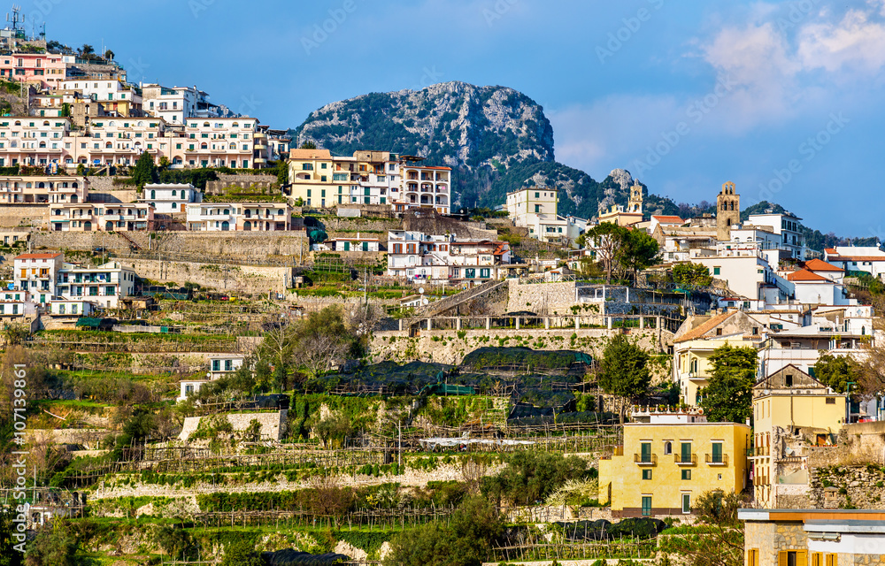 View of Scala village from Ravello