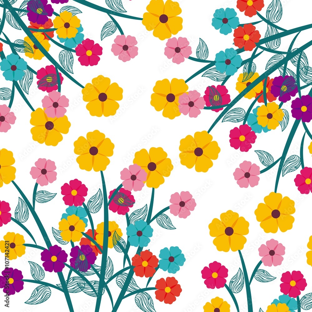 floral background design 