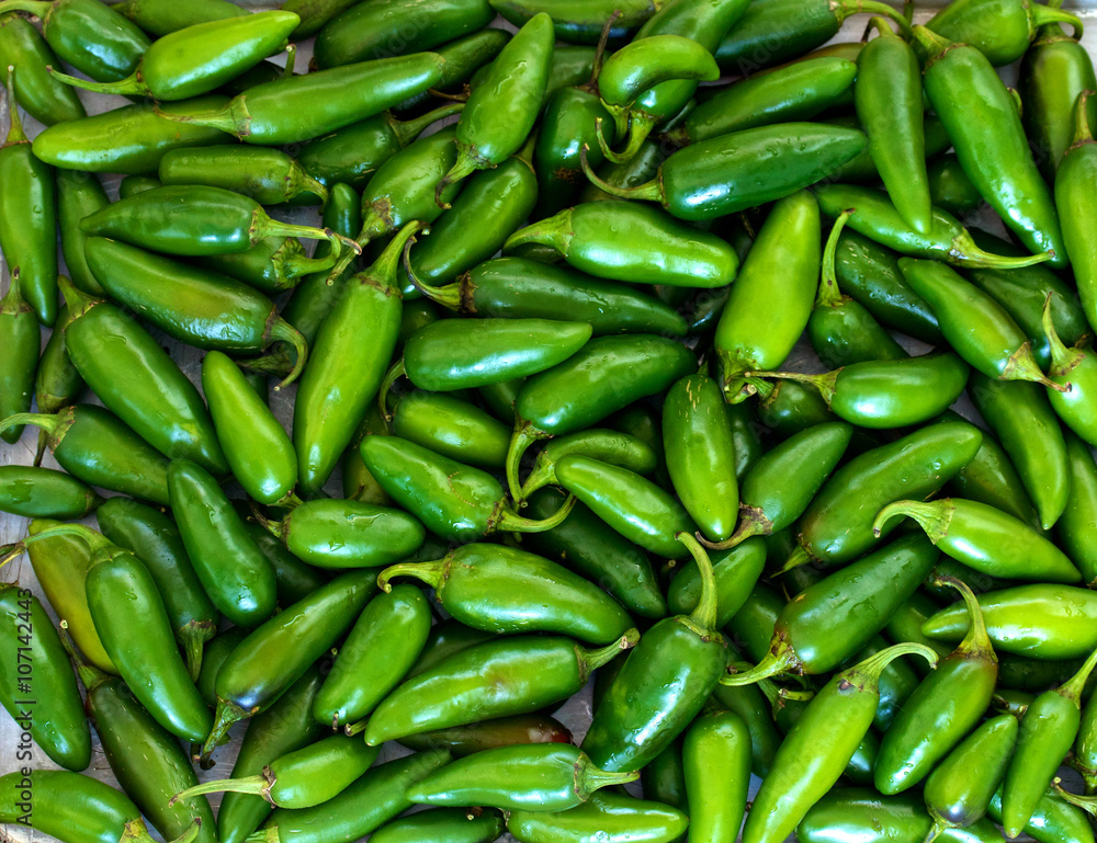Chillies as a background