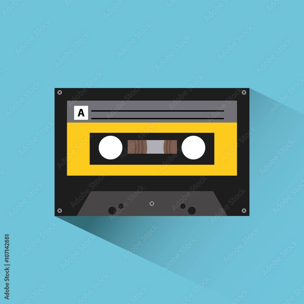 cassette icon design 