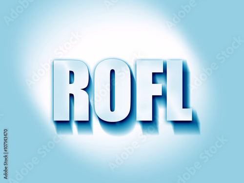 rofl internet slang photo