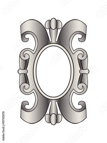 Vector vintage border frame labels, design element decorations