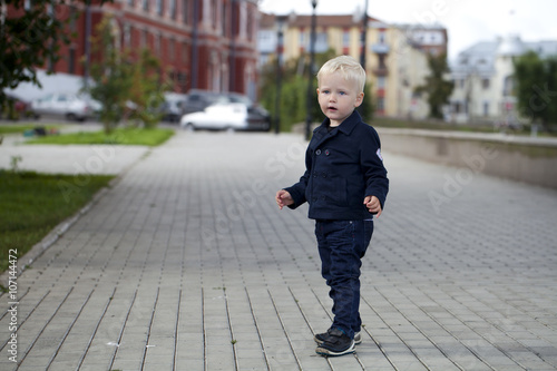 Blonde baby boy © Andrey_Arkusha
