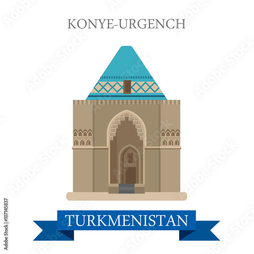Konye-Urgench in Turkmenistan attraction travel landmark photo