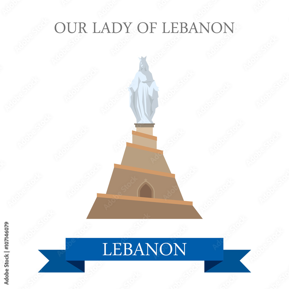 Our Lady of Lebanon Statue Monument attraction travel landmark Our Lady of Lebanon Statue Monument attraction travel landmark