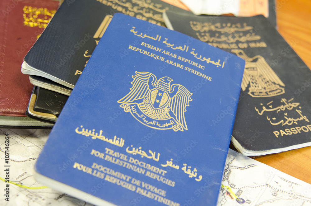 Passport Refugee Stock Foto Adobe Stock